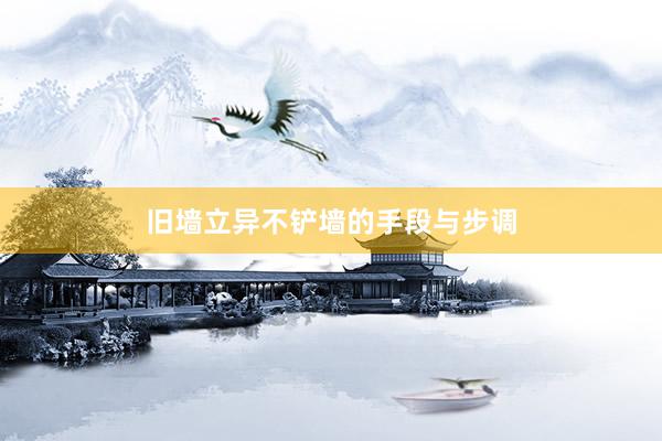旧墙立异不铲墙的手段与步调